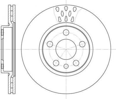 Remsa 6442.11 тормозной диск на PEUGEOT EXPERT фургон (222)