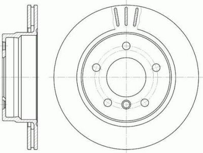 Remsa 6458.10 тормозной диск на 3 купе (E46)