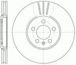 Remsa 6493.10 тормозной диск на VW GOLF III (1H1)