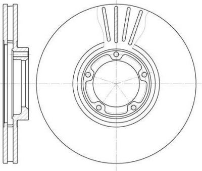 Remsa 6518.10 тормозной диск на FORD TRANSIT c бортовой платформой/ходовая часть (E_ _)