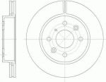 Remsa 6523.10 тормозной диск на KIA SEPHIA (FA)