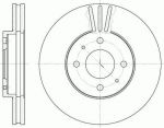 Remsa 6530.10 тормозной диск на NISSAN 100 NX (B13)