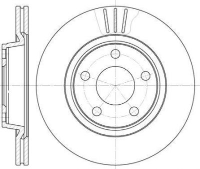 Remsa 6548.10 тормозной диск на AUDI A4 (8D2, B5)