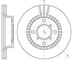 Remsa 6553.10 тормозной диск на SUZUKI BALENO (EG)