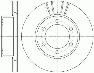 Remsa 6562.10 тормозной диск на TOYOTA LAND CRUISER 90 (_J9_)