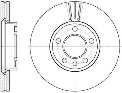 Remsa 6708.10 тормозной диск на VW MULTIVAN V (7HM, 7HN, 7HF, 7EF, 7EM, 7EN)