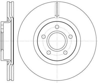 Remsa 6711.10 тормозной диск на FORD C-MAX (DM2)