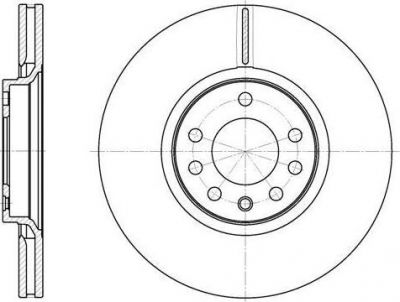 Remsa 6729.10 тормозной диск на OPEL ASTRA H GTC (L08)