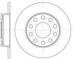 Remsa 6753.00 тормозной диск на AUDI 80 (8C, B4)