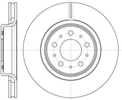 REMSA Диск торм.передн.вент.[302х26] 5 отв. [min2] (6795.10)