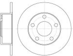 Remsa 6803.00 тормозной диск на AUDI A6 (4B2, C5)