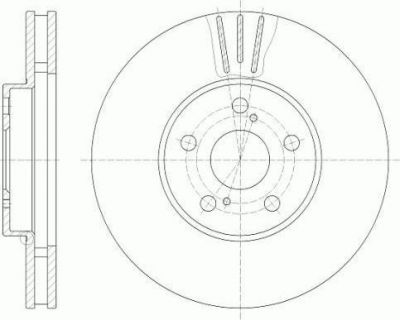 Remsa 6819.10 тормозной диск на TOYOTA AVENSIS (_T22_)