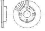 Remsa 6834.10 тормозной диск на MAZDA 323 C IV (BG)