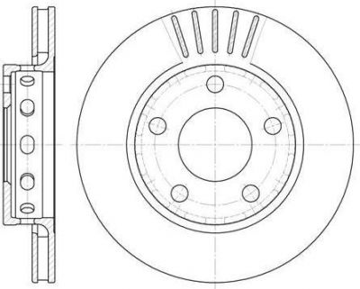 Remsa 6835.10 тормозной диск на VW PASSAT Variant (3B6)