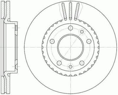 Remsa 6888.10 тормозной диск на KIA CARNIVAL I (UP)