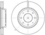 Remsa 6889.10 тормозной диск на KIA SPECTRA седан (LD)