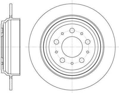 Remsa 6924.00 тормозной диск на VOLVO S70 (LS)