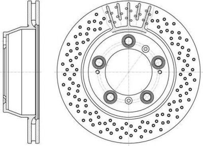 Remsa 6941.10 тормозной диск на PORSCHE 911 (996)