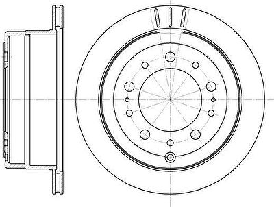 REMSA Торм.диск зад.вент.[329,2x18] 5 отв. (6948.10)