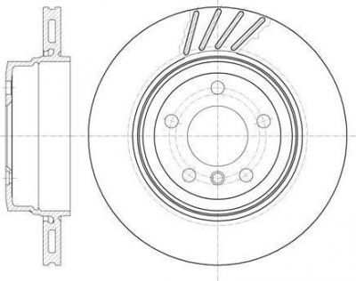 Remsa 6979.10 тормозной диск на TOYOTA AVENSIS (T25_)