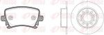 Remsa 81031.00 комплект тормозов, дисковый тормозной механизм на SKODA OCTAVIA (1Z3)