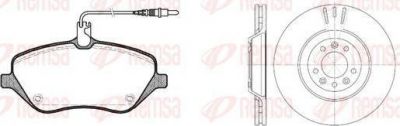 Remsa 81101.00 комплект тормозов, дисковый тормозной механизм на PEUGEOT 407 SW (6E_)