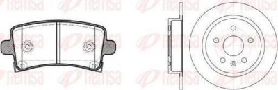 Remsa 81388.00 комплект тормозов, дисковый тормозной механизм на OPEL INSIGNIA