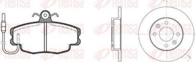 Remsa 8141.00 комплект тормозов, дисковый тормозной механизм на RENAULT 19 II (B/C53_)