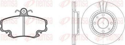 Remsa 8141.06 комплект тормозов, дисковый тормозной механизм на RENAULT CLIO II (BB0/1/2_, CB0/1/2_)