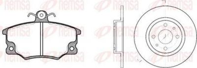 Remsa 8146.01 комплект тормозов, дисковый тормозной механизм на FIAT TIPO (160)