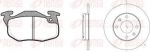 Remsa 8192.07 комплект тормозов, дисковый тормозной механизм на PEUGEOT 106 I (1A, 1C)