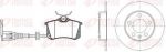 Remsa 8263.08 комплект тормозов, дисковый тормозной механизм на AUDI A1 (8X1, 8XK, 8XF)