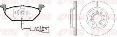 Remsa 8633.05 комплект тормозов, дисковый тормозной механизм на SKODA OCTAVIA Combi (1Z5)