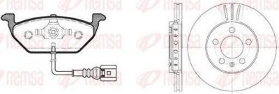 Remsa 8633.09 комплект тормозов, дисковый тормозной механизм на SKODA ROOMSTER Praktik (5J)