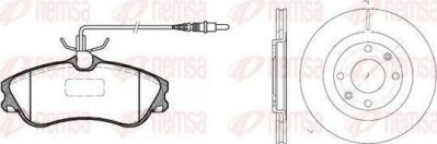 Remsa 8634.00 комплект тормозов, дисковый тормозной механизм на PEUGEOT PARTNER фургон (5)