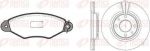 Remsa 8643.05 комплект тормозов, дисковый тормозной механизм на NISSAN KUBISTAR (X76)