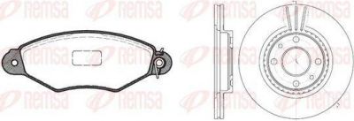 Remsa 8643.05 комплект тормозов, дисковый тормозной механизм на NISSAN KUBISTAR (X76)