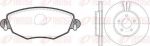 Remsa 8776.00 комплект тормозов, дисковый тормозной механизм на FORD MONDEO III (B5Y)
