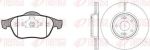Remsa 8843.00 комплект тормозов, дисковый тормозной механизм на RENAULT LAGUNA II (BG0/1_)