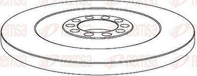 Remsa NCA1031.10 тормозной диск на MERCEDES-BENZ UNIMOG