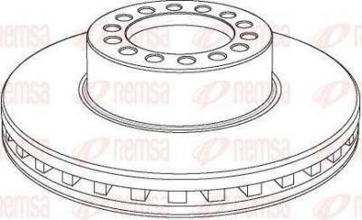 Remsa NCA1175.20 тормозной диск на IVECO EuroCargo