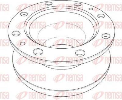 Remsa NCA1204.10 тормозной диск на VOLVO FL