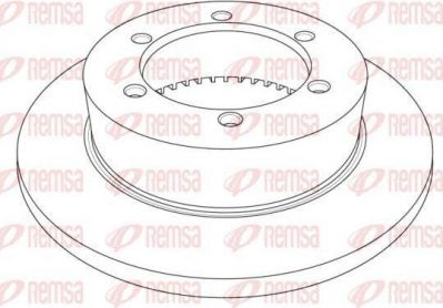 Remsa NCA1214.10 тормозной диск на NISSAN CABSTAR