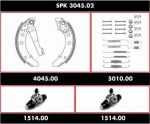 Remsa SPK 3045.02 комплект тормозов, барабанный тормозной механизм на AUDI 80 (81, 85, B2)