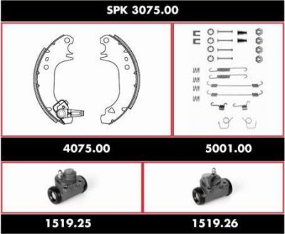 Remsa SPK 3075.00 комплект тормозов, барабанный тормозной механизм на PEUGEOT 205 II (20A/C)