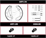 Remsa SPK 3091.04 комплект тормозов, барабанный тормозной механизм на OPEL KADETT E Combo (38_, 48_)