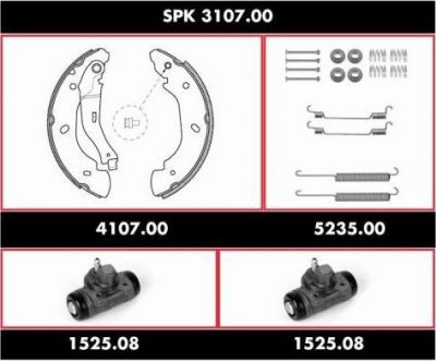 Remsa SPK 3107.00 комплект тормозов, барабанный тормозной механизм на FORD TRANSIT фургон