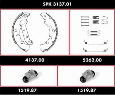 Remsa SPK 3137.01 комплект тормозов, барабанный тормозной механизм на FORD FUSION (JU_)