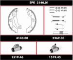 Remsa SPK 3140.01 комплект тормозов, барабанный тормозной механизм на HYUNDAI ACCENT II седан (LC)