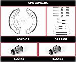 Remsa SPK 3396.05 комплект тормозов, барабанный тормозной механизм на RENAULT LAGUNA I (B56_, 556_)